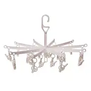 NEW DLINE PORTABLE 20 PEG CLOTHES DRYER Hanging Socks Underwear