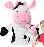 Animal Hand Puppets - Cute Stuffed Puppets with Movable Mouth | Theater Performance Supplies, Stuffed Animal Doll for Role Play Storytelling Preschool Teaching