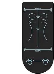 Acunny Exercise Mat for AB Roller, AB Roller Wheel Mat, Exercise Equipment Mat, 59x24 Inch Gym Equipment Training Tamp for AB Road Wheel, Fitness Pad