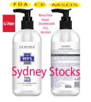 300ml Hand ANTI-BACTERIAL Sanitiser KILLS 99.9% GERMS Sanitizer GEL 75% ALCOHOL