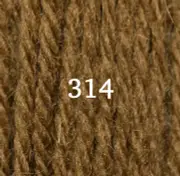 Appleton Tapestry Wool - 11 Yd Skein - Brown Olive Color 314