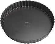 Wilton Perfect Results Premium Non-Stick Bakeware Round Tart and Quiche Pans, Sunday Brunch May Never be The Same Again, Fluted Edges Add a Touch of Flair, 9-Inch, Silver