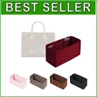 Multi-Pocket Satin Purse Organizer for LV Bags - Scratch Resistant Design
