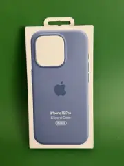 Apple Silicone Case with MagSafe for iPhone 15 Pro - Winter Blue