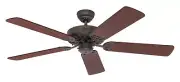 Ceiling Fan Living Room Fan Large Vintage Classic Royal Braun Mahagoni 132cm