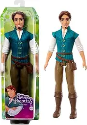 Disney Princess HLV98 - Movable Flynn Rider Fashion Doll in Characteristic Look, Inspired by The Disney Film Rapunzel - Tangled Disney Princess Dolls Toy from 3 Years