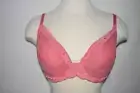 Natori Women's Feathers Contour Plunge Bra Damask Pink 730023 NWT