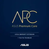 在飛比找PChome24h購物優惠-ASUS Premium Care 原廠一年本地延長保固卡