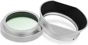 [Haoge] MC UV Protection Filter & Square Metal Lens Hood Lens for Fujifilm X100 Series X100VI X100V X100F X100T Camera Accessories Waterproof HD Optical Glass UV Filter