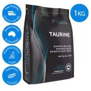 FOCAL NUTRITION 100% PURE TAURINE POWDER 1KG *Pharmaceutical Grade*