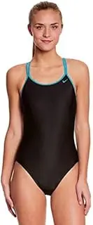 [Nike] Solid Spiderback Tank One Piece Swimsuit,Hyper Pink (678),24