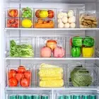 Hardware Refrigerator Drawer Plastic Fruit Storage Box Beverage Basket Kitchen