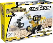 Construct IT Minatures Constructibles Excavator - 67 Pieces Toy Excavator Construction Set - STEM Toys for 6+ Year Old - Excavator Construction Toys - Build Your Own Toy Excavator