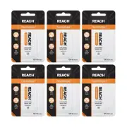 REACH Dentotape Waxed Dental Floss Tape Unflavored Extra Wide Floss Shred & F...