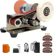 Mini Belt Sander, Electric Spindle Sander, 15° belt sander for knife making, 7