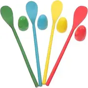 Generic Wooden Spoons Boys and Girls Educational Toys Family Games Outdoor Activities Team Building Games Egg Hunt Games for Boys and Girls