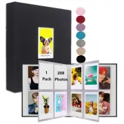 2x3 Photo Album 208 Vertical Photos - Linen Front Window, Photo Album Compati...