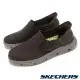 Skechers 休閒鞋 Garze-Albers Slip-Ins 男鞋 棕 套入式 輕量 緩衝 皮鞋 205061CHOC