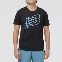 在飛比找momo購物網優惠-【NEW BALANCE】NB 上衣 男款 短袖上衣 運動 