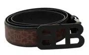 Bally 6302247 Men's Mirror Buckle Adjustable Reversible Belt EU 110/US 44