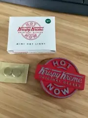 Krispy Kreme Hot Now Original Glazed Light Up Christmas Ornament 2" x 2 5/8" New
