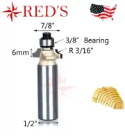Tideway Carbide PRO LC06030608 3/16" Radus Beading Bit 1/2" shank router bit