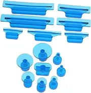 ETHZZLE 30Pcs Dent Puller Kit for Auto Hail Damage Repair Plastic Pull Tabs for Dent Removal No Paint Required Versatile Use Cars Motorcycles and Surfaces