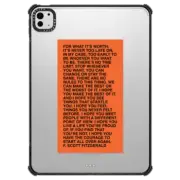iPad Pro 11-inch (M4) iPad Impact Case For What It's Worth iPad Case by Quotes by Christie