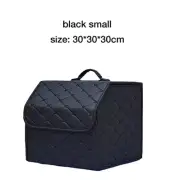 Large Capacity Car Trunk Organizer Storage Box Car Multi-Purpose Tool Storage Box Storage Organization Leather Folding E
