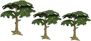 3pcs Ornaments Etc Decor Tree Modal Plant Leaves Fir Miniature Fake Pine Ornament Shrubs Eucalyptus Exotic Scatter Vines Scale Succulents Outdoor Figurine Slice Air Plastic