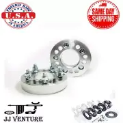 2PC WHEEL SPACERS ADAPTERS 5X4.5(114.3MM) & 5X4.75(120MM) TO 5X4.75 1.25" CHROME