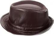 [SAFIGLE] Jazz Top Hat Funny Baseball Hats Cool Baseball Hats Men Dress Hats Old Man Hat Red Fedora Hats for Men Dad Hat Black Hat Western Hats for Women Artificial Leather Coffee