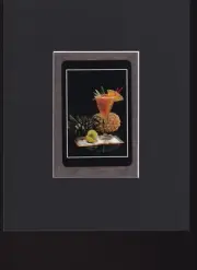 8X10" Matted Print Mixed Drink Alcohol Card Picture: Zombie