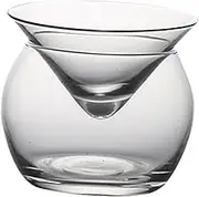 Llazsybz Crystal Glass Martini Cup Collection for Home Entertaining, S