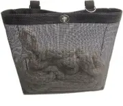 Rope / Sheet Bag, Heavy Duty Mesh, Great for Boats or Shore Lines - Black
