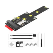 Mini PCI-E to M.2 NGFF key M Adapter With SIM card Slot for WiFi/WWAN/LTE Module
