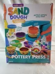 Kids pottery Making Made by Me Sand Dough Pottery Press Studio