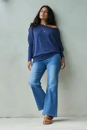 Easy As Pull On Jeans--BOHO-1087