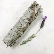 Smudging Supplies. White Sage & Lavender Large Smudge stick, Home protection