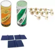 Fabulustre & Zam Buffing Polish,12 Buffing Wheels,Gold Silver Polishing Kit