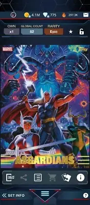Topps Marvel Collect Classic Collection 90's Complete Epic Set + Award