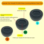 1Pair Replacement Anti-Slip Eartips Memory Foam Ear Tips for Apple Airpods Pro