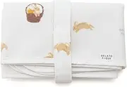 Gelato Pique PBGG241697 Women's OWHT Rabbit Pattern Diaper Sheet, OWHT, Free Size