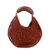 [Chloe] Chloe-Clay Brown Summer Banana Hobo Bag-Donna OS OS