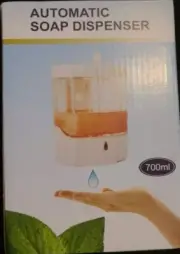 Swonuk Automatic Soap Dispenser, 24oz/700ml Touchless Wall Mount Soap Dispenser