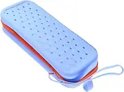 Vgvgaj Case for Swimming Goggles - Soft Silicone Swim Goggles Protective Case - Earplugs Organizer Large Capacity Pouch with Zipper for Scuba, Snorkeling