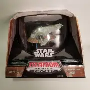 Star Wars Titanium Series Large Die Cast Slave 1 2006 Not Micro Galaxy Squadron