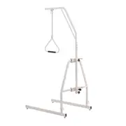 Bed Trapeze Bar with Clamp and Floor Stand for Mobility Support, 250 lbs Capacity