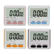 Magnetic Digital Kitchen Timer LED Clock Countdown Cooking Multi Purpose Alarm