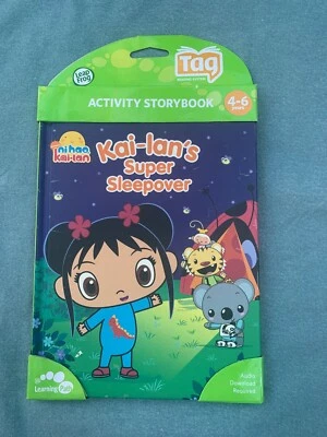 LeapFrog Tag Reading System Activity StoryBook Kai-Lan's Super Sleepover New